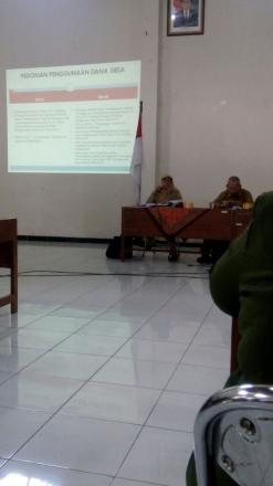 DESA DLINGO MENGHADIRI RAPAT PEMANTAUAN PENGELOAAN KEUANGAN DANA DESA